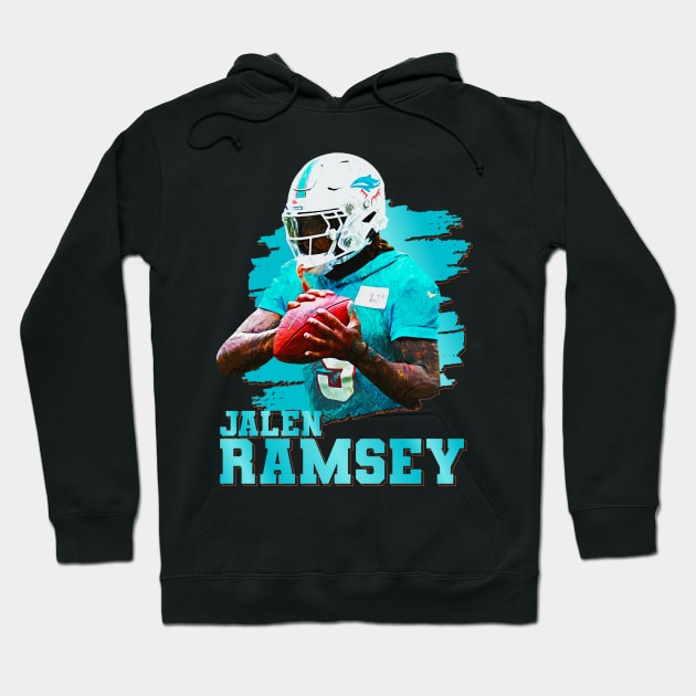 Jalen ramsey || 5 || Front back Hoodie by Aloenalone